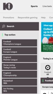 10Bet Casino casino website