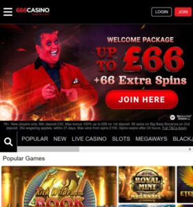 666 Casino casino website