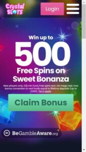 Crystal Slots casino website