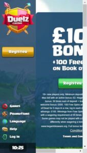 Duelz Casino casino website