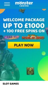 MonsterCasino casino website