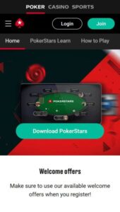 PokerStars casino website