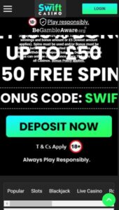 Swift Casino casino website