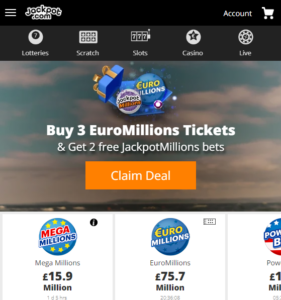 Jackpot.com casino website