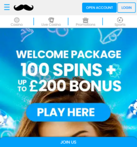 Mr. Play casino website