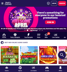 Party Casino casino website