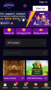 Pixiebet casino website