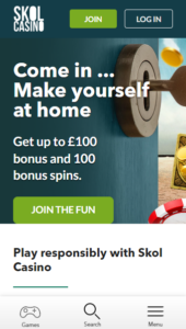 Skol Casino casino website