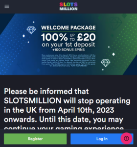 SlotsMillion casino website